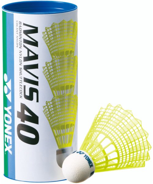 Yonex ヨネックス バドミントン メイビス40CBP 1筒3個入り ナイロンシャトル M－40CBP