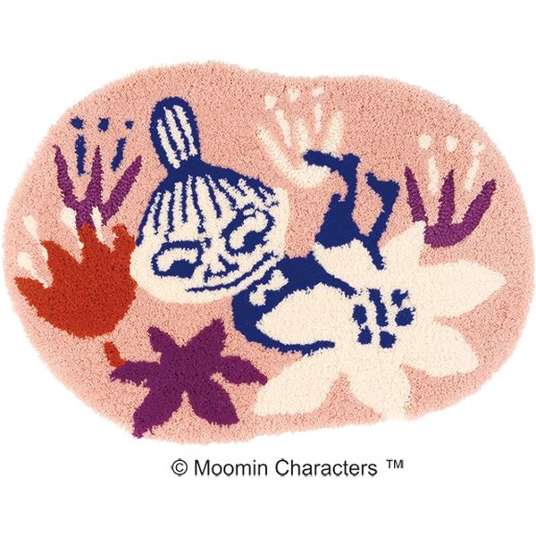 スミノエ MOOMIN マット コバナ 550×750mm ピンク 4549781238470 1枚（直送品）