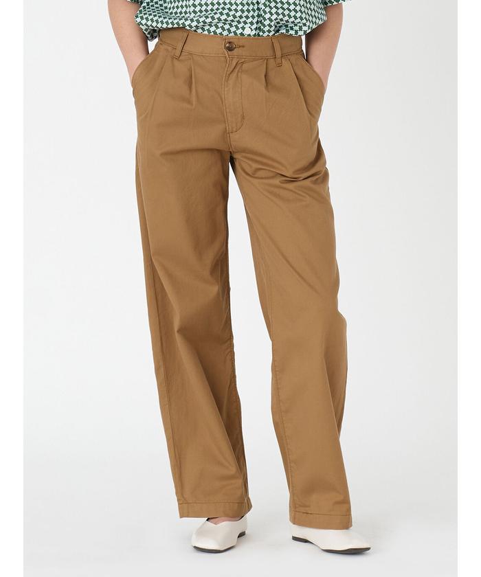 リーバイス/HR PLEATED BAGGY TROUSER ブラウン FOXTROT BROWN