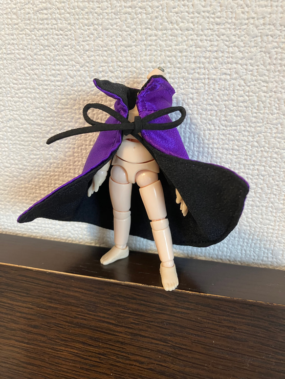 オビツ11 ドラキュラハロウィンマント　purple