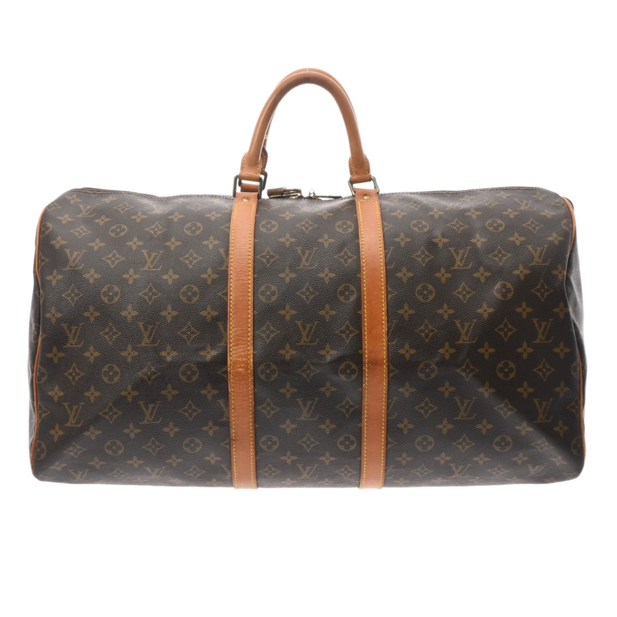 LOUIS VUITTON ルイヴィトン モノグラム キーポル55 ブラウン M41424 ユニセックス モノグラムキャンバス ボストンバッグ Bランク 中古 