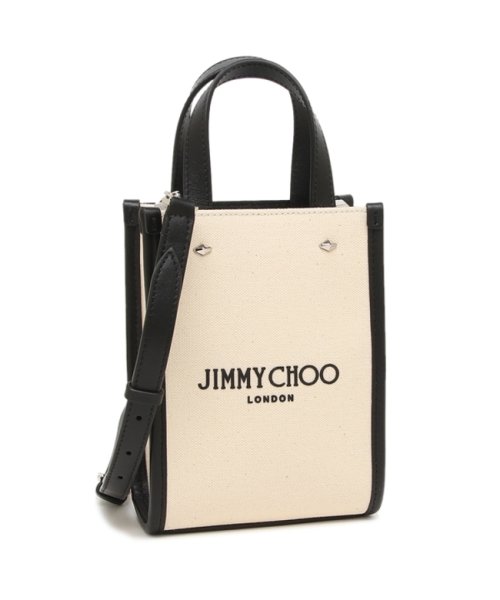 ジミーチュウ トートバッグ ショルダーバッグ 2WAY ミニ ブラック シルバー レディース JIMMY CHOO MININSTOTE CZM