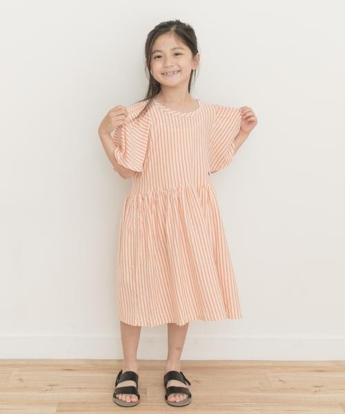 BOBO CHOSES　Vertical Stripes dress(KIDS)