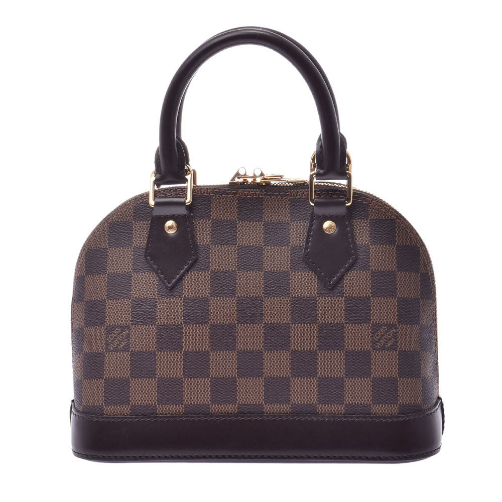 LOUIS VUITTON ルイヴィトン ダミエ アルマBB ブラウン N41221 レディース ダミエキャンバス 2WAYバッグ Aランク 中古 