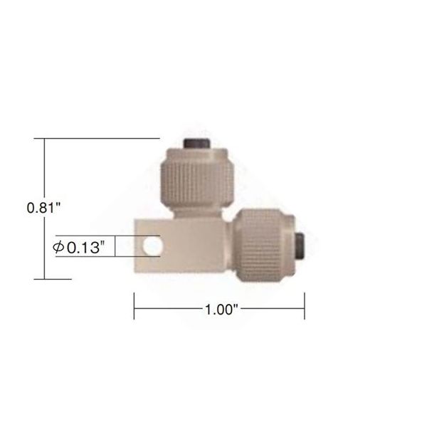 IDEX（アイデックス） マイクロT-クロス＆エルボー P-874 1個 64-3956-60（直送品）