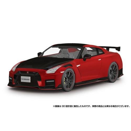 アオシマ 1／24楽プラ スナップカー02－VR R35 NISSAN GT－R NISMO Special edition 2022 バイブラントレッド