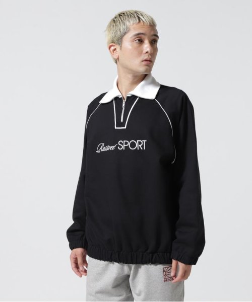 RASSVET(PACCBET)/ラスベート/SPORT COLLARED SWEAT/ハーフジップスウェット