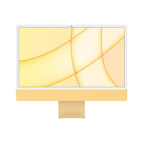 アップル(Apple) CTOモデル 24インチiMac Retina 4.5Kディスプレイモデル 8コアCPU8コアGPU搭載Apple M1チップ 256GB イエロー CTOIMAC24001