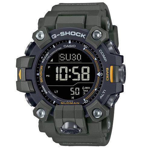 カシオ GW-9500-3JF G-SHOCK MASTER OF G MUDMAN トリプルセンサー ソーラー電波モデル