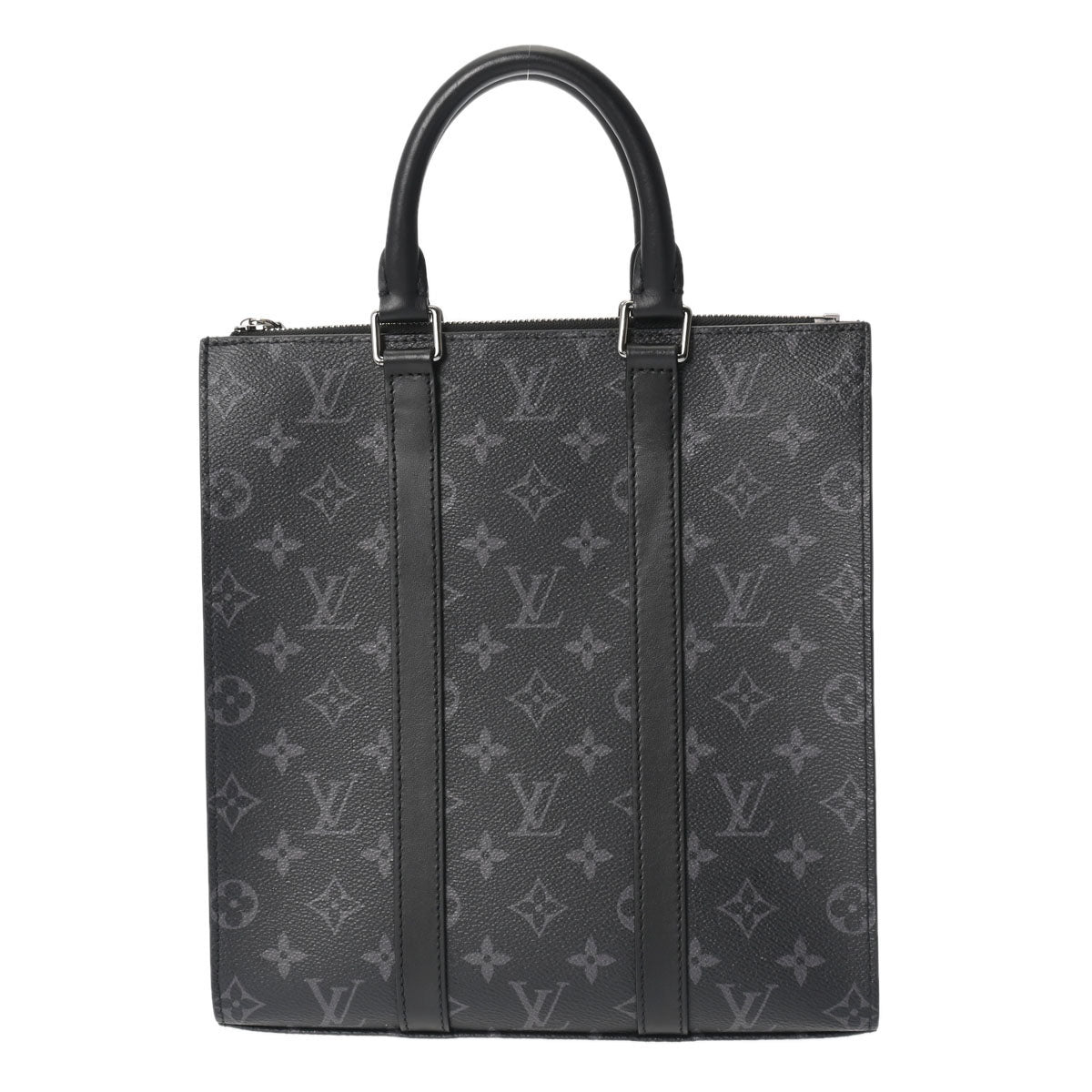 LOUIS VUITTON ルイヴィトン モノグラムエクリプス サックプラ クロス 2WAY 黒/グレー M46456 メンズ モノグラムエクリプスキャンバス トートバッグ Aランク 中古 