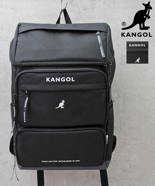 KANGOL カンゴール バックパック リュック スクエア型 ボックス型 大容量 A4収納 通勤 通学 学生 大人 アウトドア 旅行