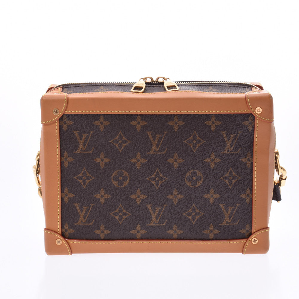 LOUIS VUITTON ルイヴィトン モノグラム ソフトトランク ブラウン M44660 ユニセックス ショルダーバッグ ABランク 中古 