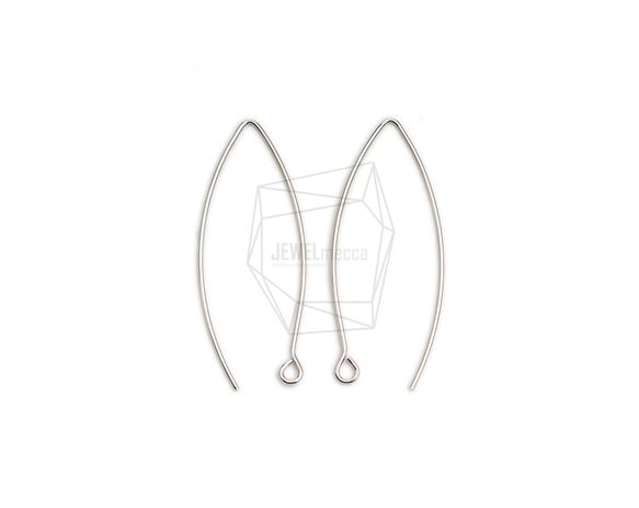 ERG-2206-R【4個入り】ベントワイヤーイヤーフック,Bent Wire Ear Hook/16mm x 42mm