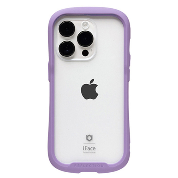 Hamee iPhone 14 Pro用ガラスケース iFace Reflection パープル 41-949344