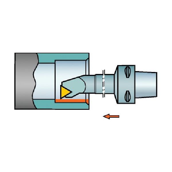 サンドビック コロマントキャプト コロターン107用カッティングヘッド(410) C4-STFCL-22110-16 1個 567-2261（直送品）