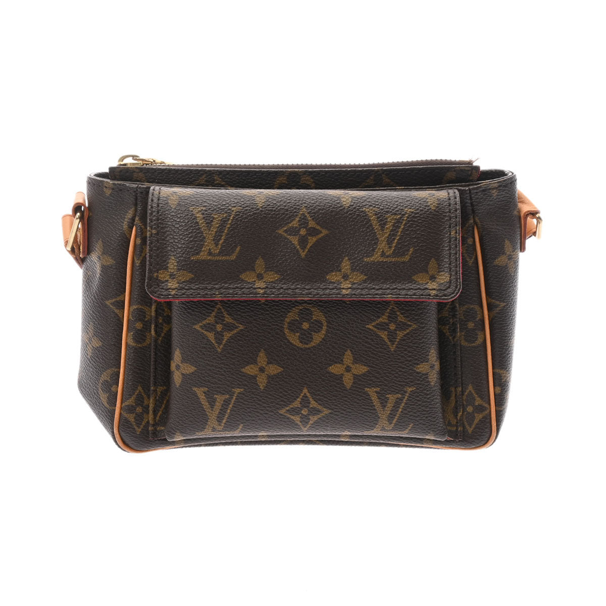 LOUIS VUITTON ルイヴィトン モノグラム ヴィバシテ PM ブラウン M51165 レディース モノグラムキャンバス ショルダーバッグ ABランク 中古 