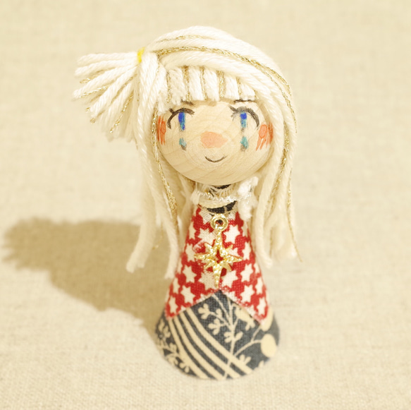 Creema限定 Xmas nollen kokeshi