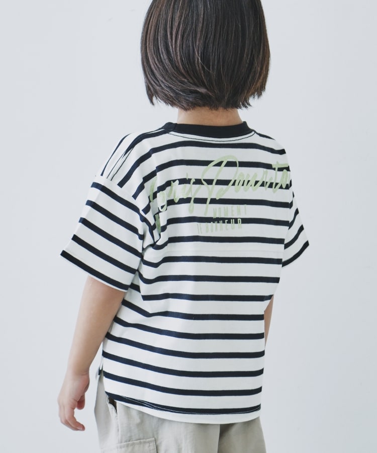 ザ　ショップ　ティーケー（キッズ）/【110－150】オーガビッツコットンバックプリントTシャツ