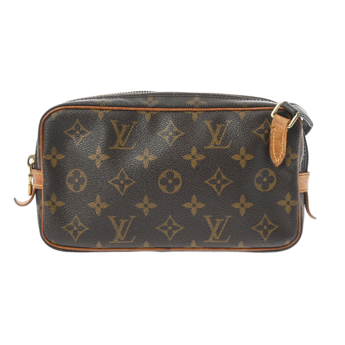 LOUIS VUITTON ルイヴィトン モノグラム ポシェット マルリーバンドリエール ブラウン M51828 レディース モノグラムキャンバス ショルダーバッグ Bランク 中古 