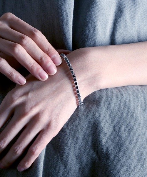 【YArKA/ヤーカ】silver925  venetian chain bracelet [VB2]/ベネチアンチェーンブレスレット シルバー925