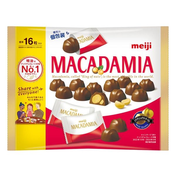 明治 マカダミアチョコレートビッグパック 4902777215129 1セット(115g×18個)（直送品）