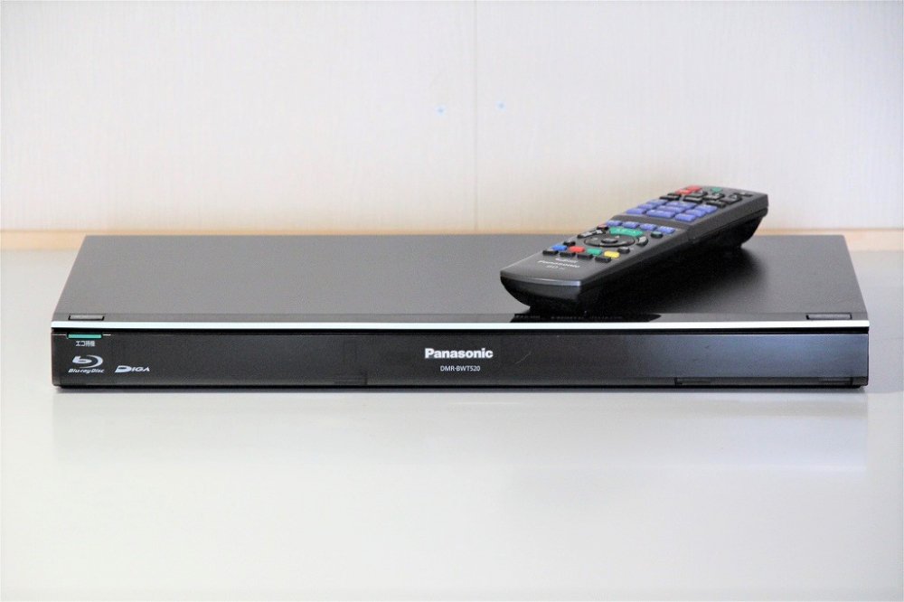 Panasonic 500GB 2チューナー ブルーレイレコーダー ブラック DIGA DMR-BWT520 【中古品】