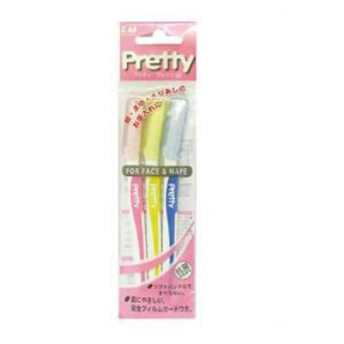 貝印 Pretty プリティー フレッシュ L型 (3本入)