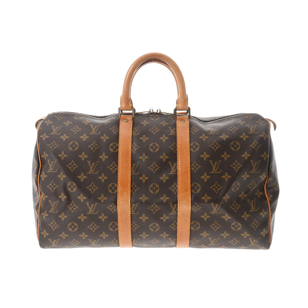 LOUIS VUITTON ルイヴィトン モノグラム キーポル45 ブラウン M41428 レディース モノグラムキャンバス ボストンバッグ Bランク 中古 