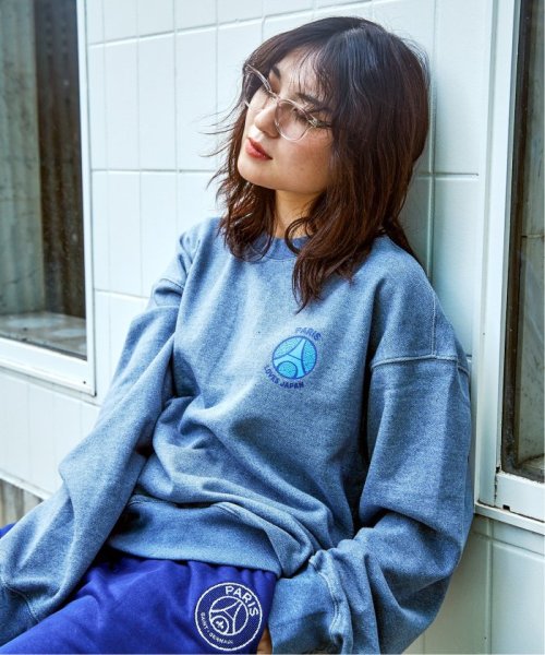 【Poggy × Paris Saint－Germain】PSG PLJ ECO INDIGO Crew neck sweatshirts