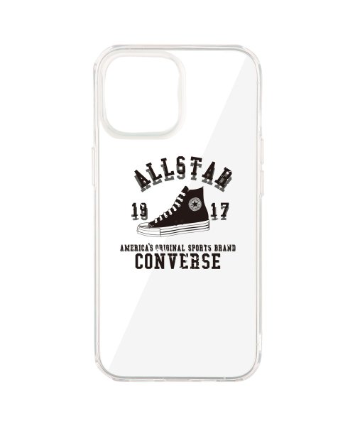 コンバース CONVERSE iPhone13 mini スマホケース メンズ レディース 携帯 アイフォン 透明 COLLEGE LOGO HYBRID C