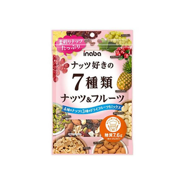 稲葉ピーナツ ナッツ好きの7種類ナッツ&フルーツ 85g FCR7627