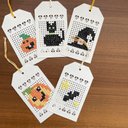 【送料込】ハロウィン刺繍タグ★Aセット