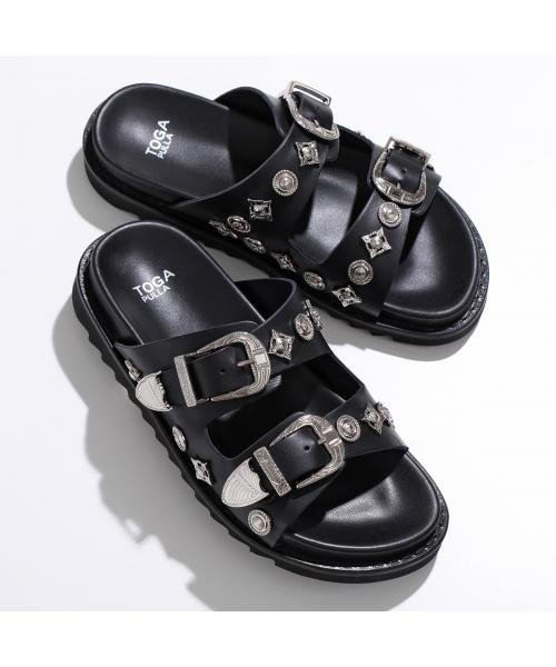 TOGA PULLA サンダル Buckle sandals AJ844 メタル バックル