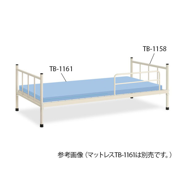 高田ベッド製作所 Aー1ベッド 幅99×長さ206×高さ30(全高70)cm TB-1158 1個 62-4106-99（直送品）