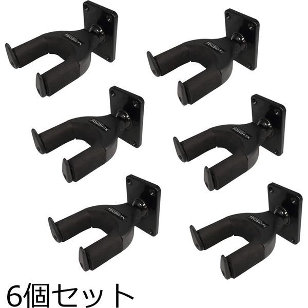 TOUGH-TX タフティクス 壁掛け用ギターハンガー TX-GH01 (6個入り)（直送品）