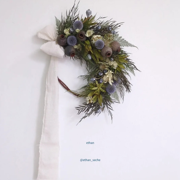 Dried flowers wreath