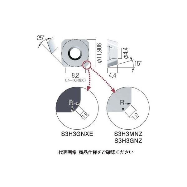 富士元工業 TAチップ S3H3MNZ AC15D 1セット（12個）（直送品）