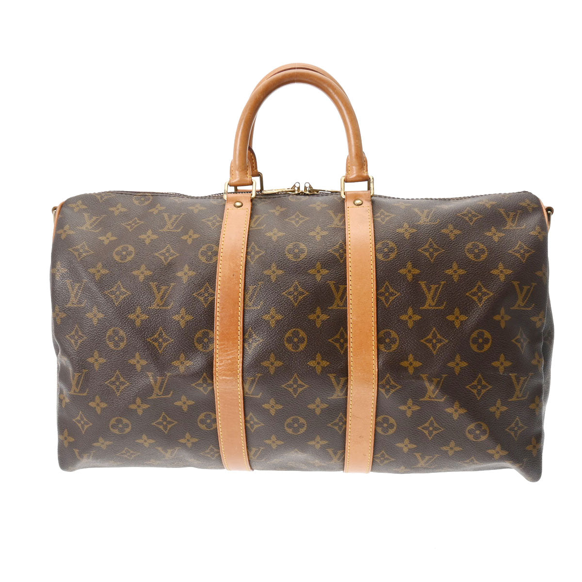 LOUIS VUITTON ルイヴィトン モノグラム キーポル バンドリエール 45 2WAY ブラウン M41418 ユニセックス モノグラムキャンバス ボストンバッグ Bランク 中古 