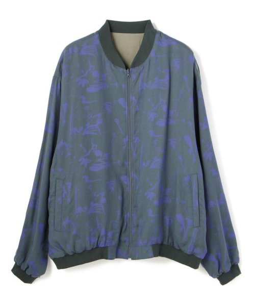 YOKE/ヨーク/REVERSIBLE PRINTED RIB BLOUSON/YK22SS0323B