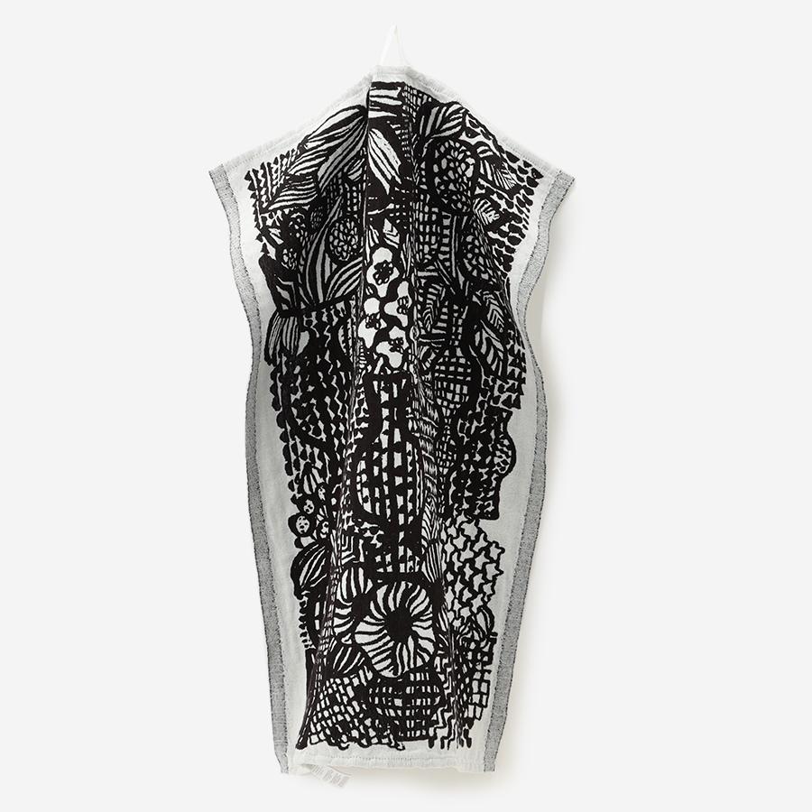 LAPUAN KANKURIT | VERANTA towel / white-black 46×65cm