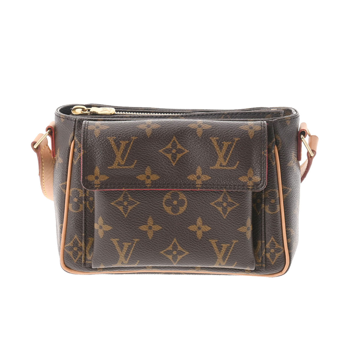 LOUIS VUITTON ルイヴィトン モノグラム ヴィバシテ PM ブラウン M51165 レディース モノグラムキャンバス ショルダーバッグ Aランク 中古 