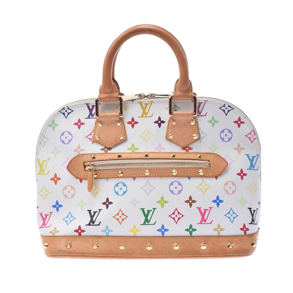 LOUIS VUITTON ルイヴィトン マルチカラー アルマ ブロン(白) M92647 レディース モノグラムマルチカラー ハンドバッグ Bランク 中古 