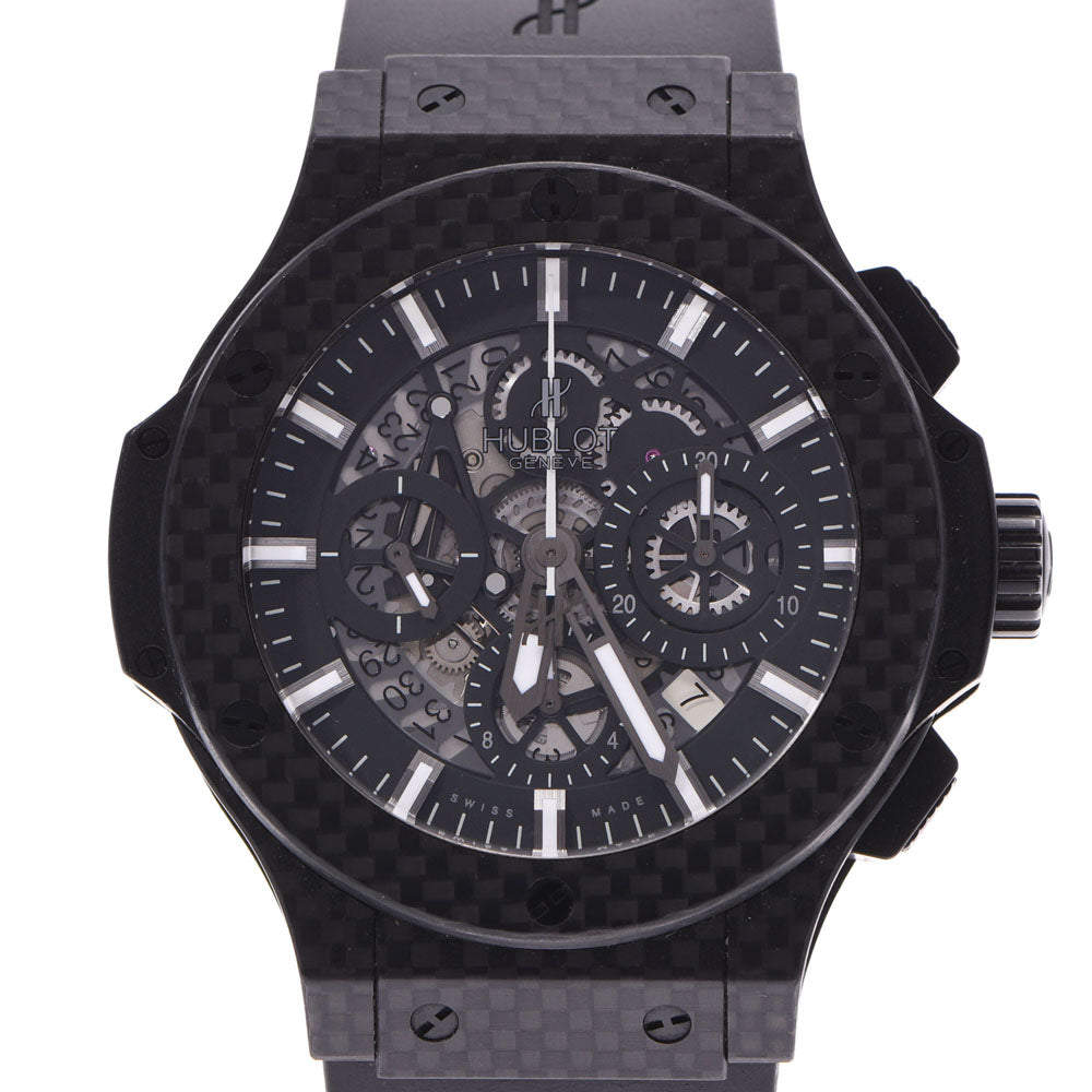 HUBLOT ウブロビッグバン アエロバン  メンズ カーボン/ラバー 腕時計 311.QX.1124.RX  中古