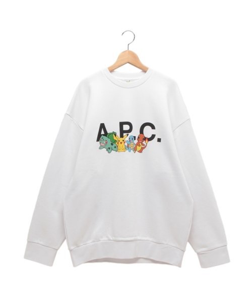 アーペーセー スウェット ポケモン ホワイト レディース APC COGVF F27857 AAB