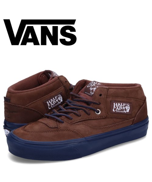 VANS ヴァンズ スケート ハーフキャブ スニーカー メンズ バンズ SKATE HALF CAB 92 ブラウン VN0A5KYABF1