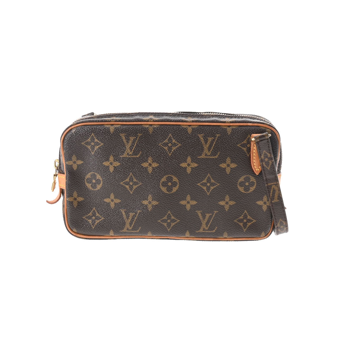 LOUIS VUITTON ルイヴィトン モノグラム マルリーバンドリエール ブラウン M51828 レディース モノグラムキャンバス ショルダーバッグ Bランク 中古 