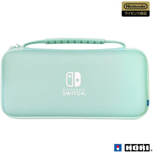 ホリ NSW-826 スリムハードポーチ プラス for Nintendo Switch ミントグリーン NSW826