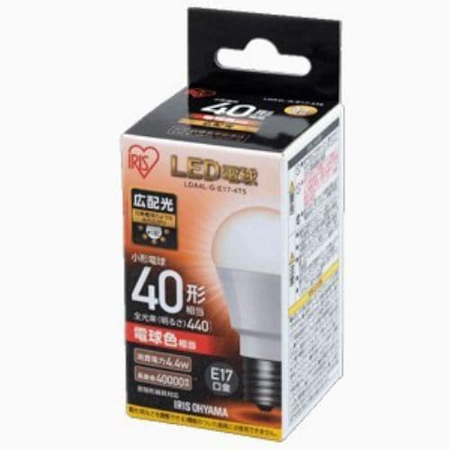 アイリスオーヤマ LDA4L-G-E17-4T5 LED電球 小形電球形 440lm(電球色相当) ECOHILUX