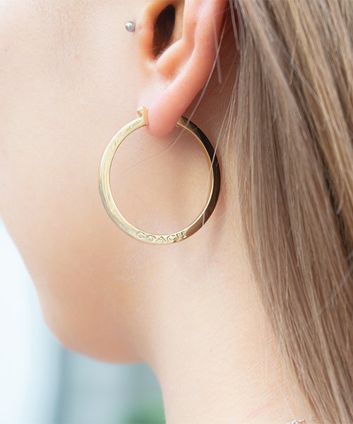 Coach コーチ HOOP EARRINGS フープ ピアス