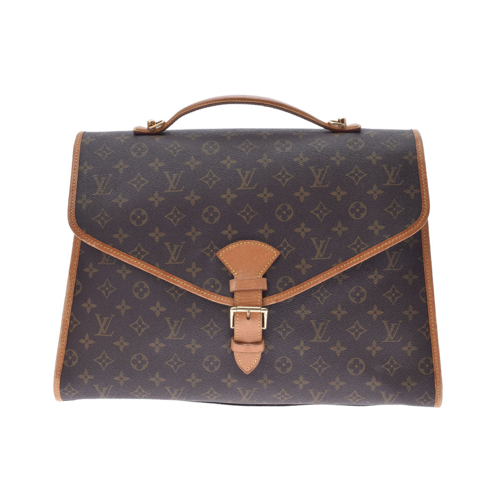 LOUIS VUITTON ルイヴィトン モノグラム ビバリー 2WAY ブラウン M51121 ユニセックス モノグラムキャンバス ビジネスバッグ Bランク 中古 